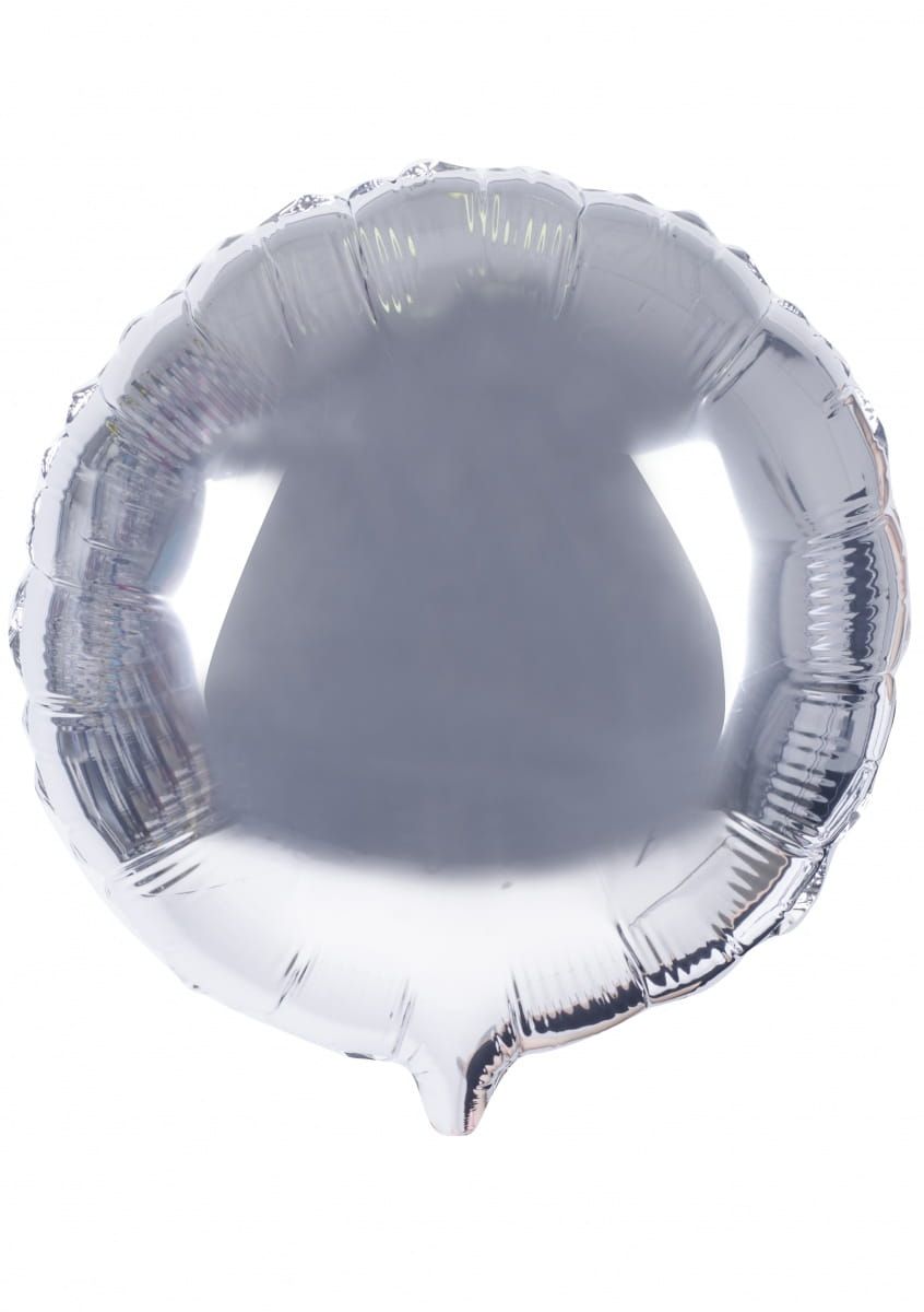 Balon foliowy KOO srebrny 45cm