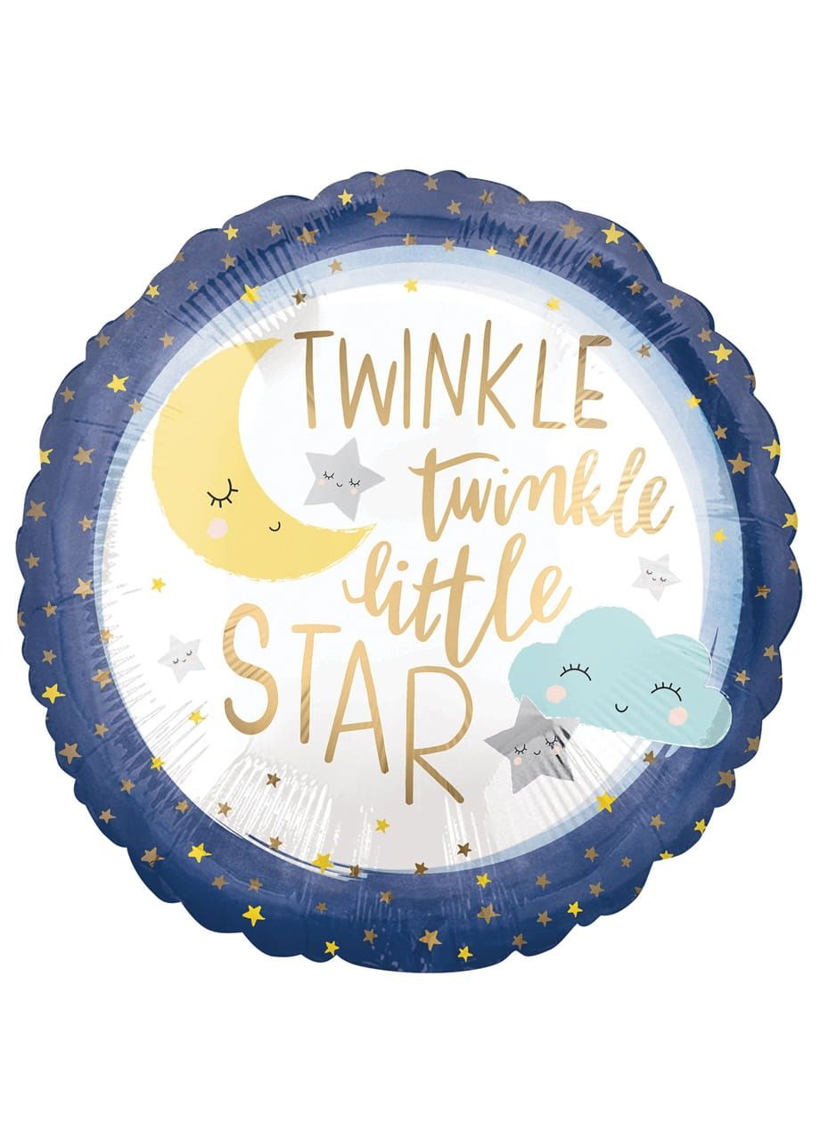 Balon foliowy TWINKLE LITTLE STAR (43cm)