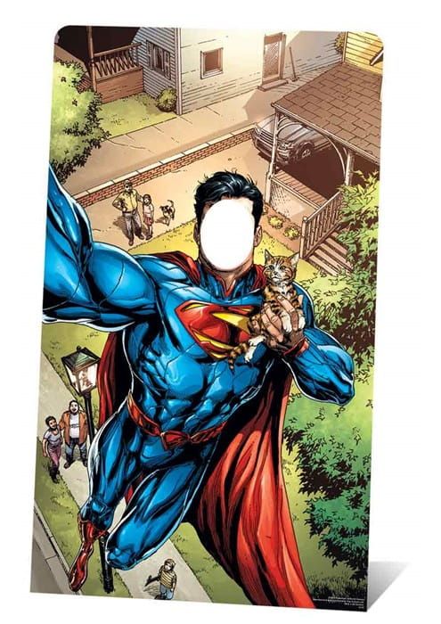 Fotocianka SUPERMAN z otworem na gow