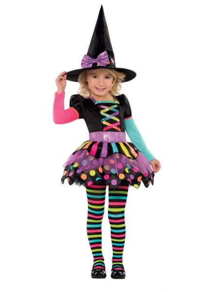 Kostium na Halloween dla dziewczynki STRJ CZAROWNICY