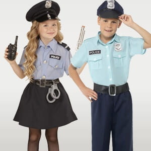 Stroje policjanta dla dzieci