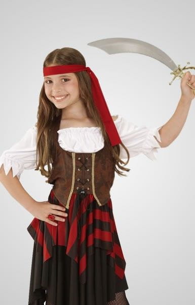 Strój piratki dla dziewczynki