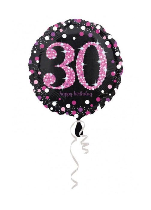 Balon foliowy 30 URODZINY Pink Celebration