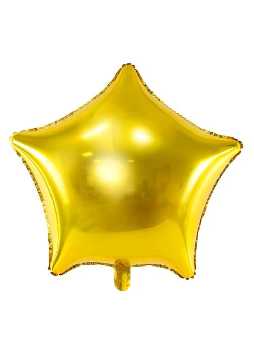 Balon foliowy GWIAZDA złoty 48cm