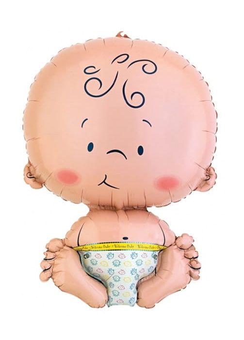 Balon foliowy na baby shower BOBAS