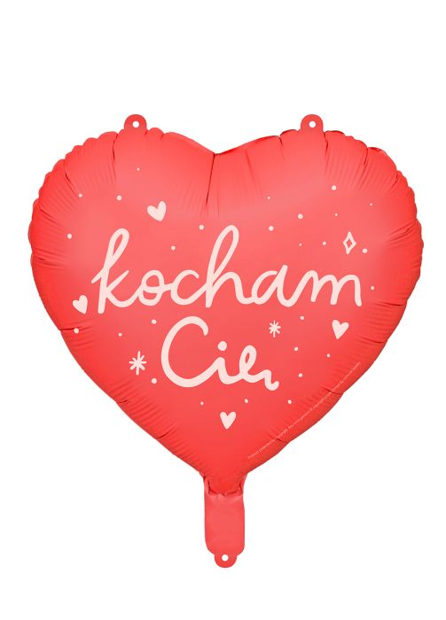 Balon foliowy serce KOCHAM CIĘ 45cm