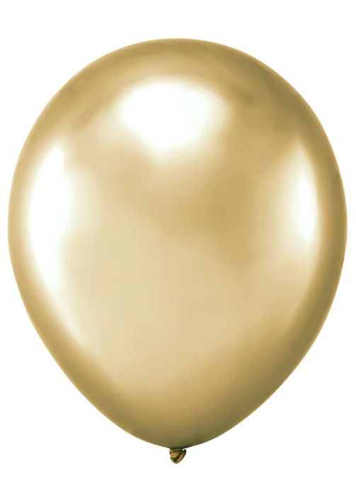 Balony chromowane złote (50szt.)