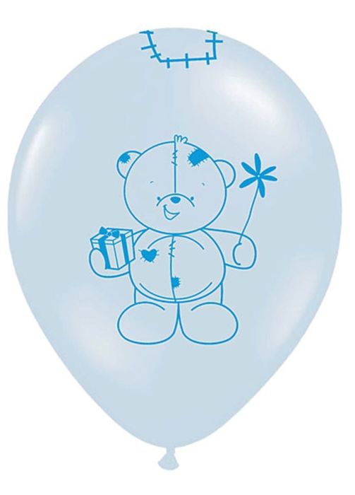 Balony NA ROCZEK dla chłopca niebieskie 30cm (6szt.)