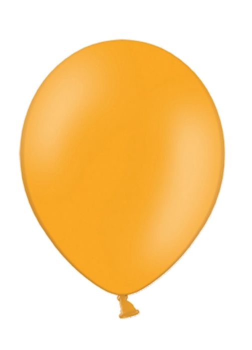 Balony pastelowe POMARAŃCZOWE 23cm (100szt.)
