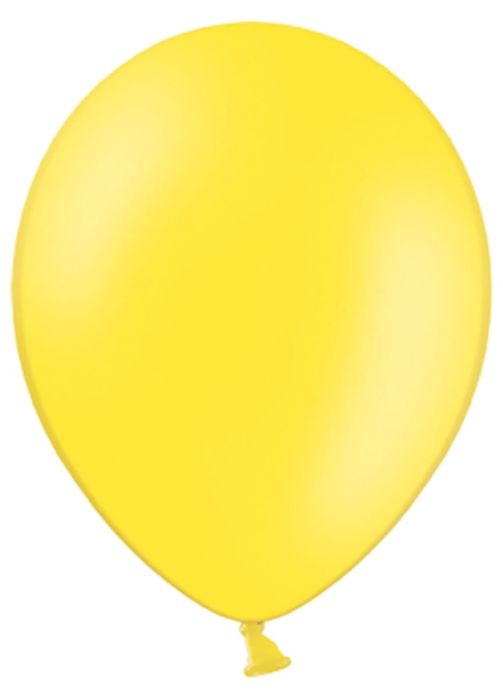 Balony pastelowe ŻÓŁTE lemon 30cm (100szt.)