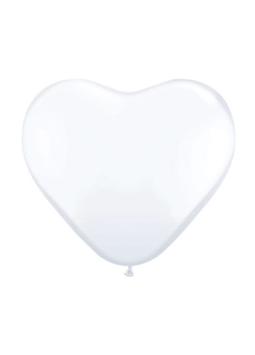 Balony SERCA białe 25cm (100szt.)
