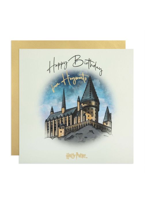 Kartka urodzinowa Harry Potter HAPPY BIRTHDAY FROM HOGWARTS