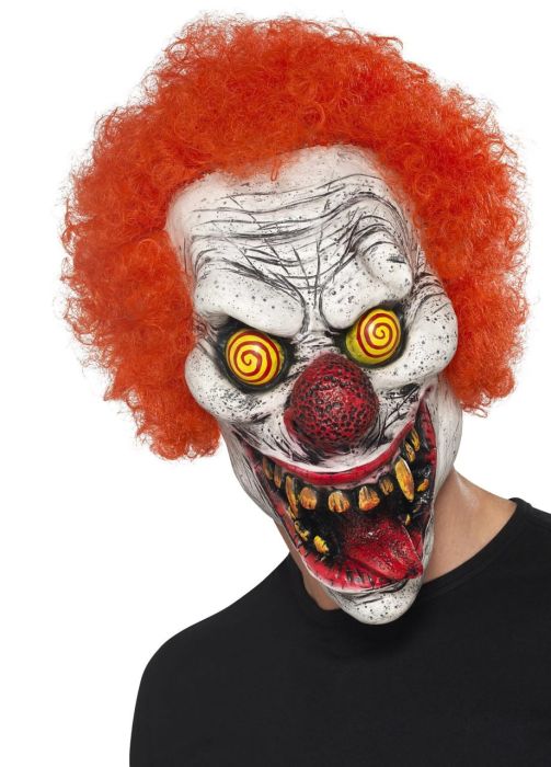 Maska klauna ZAKRĘCONY KLAUN maska halloweenowa