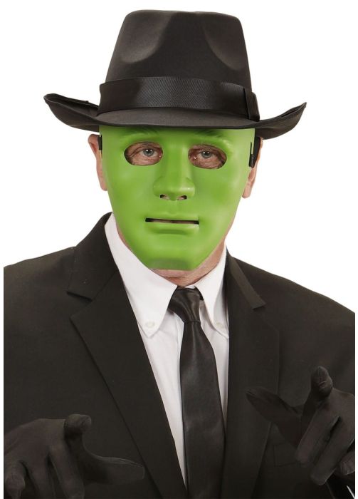 Maska na twarz ANONIM zielona