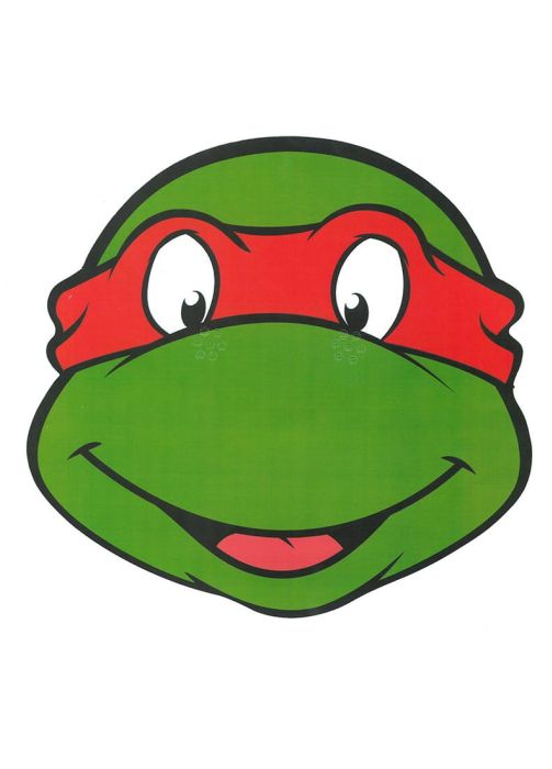 Maska papierowa RAPHAEL Żółwie Ninja (6szt)