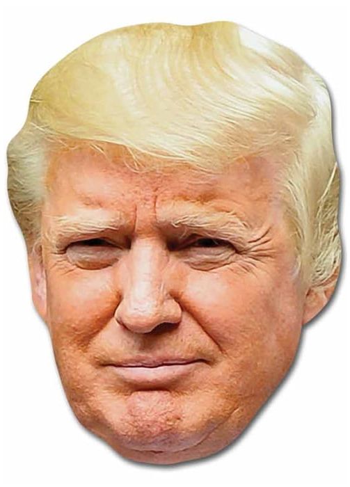 Maska tekturowa DONALD TRUMP maska prezydenta