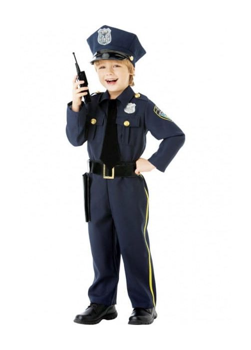 Strój POLICJANTA dla dzieci 4-6 lat