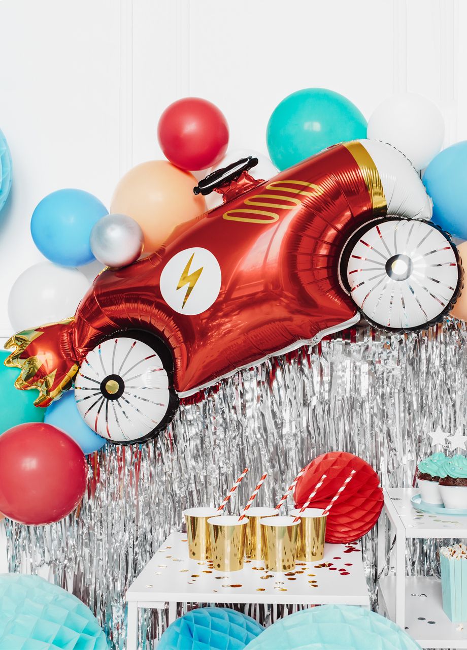 Balon SAMOCHD dekoracja na urodziny chopca 93x48cm