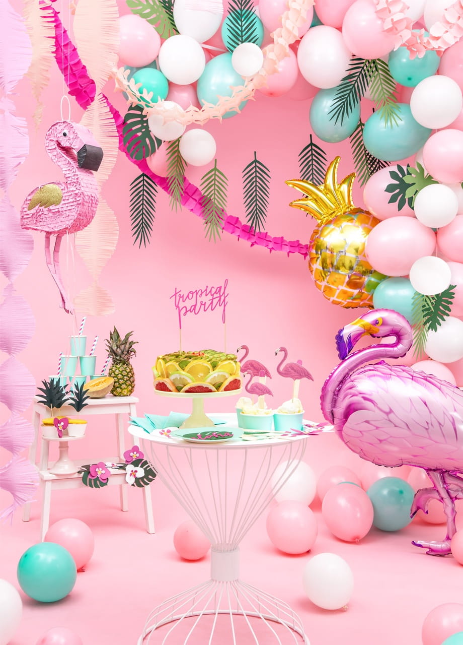 Dekoracja tortu TROPICAL PARTY