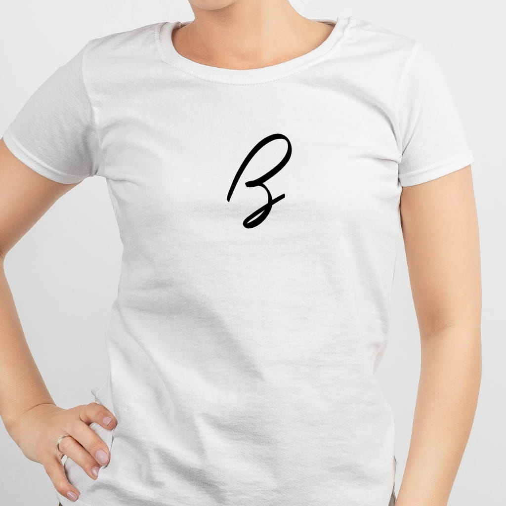 Koszulki dla przyjaciek z nadrukiem B