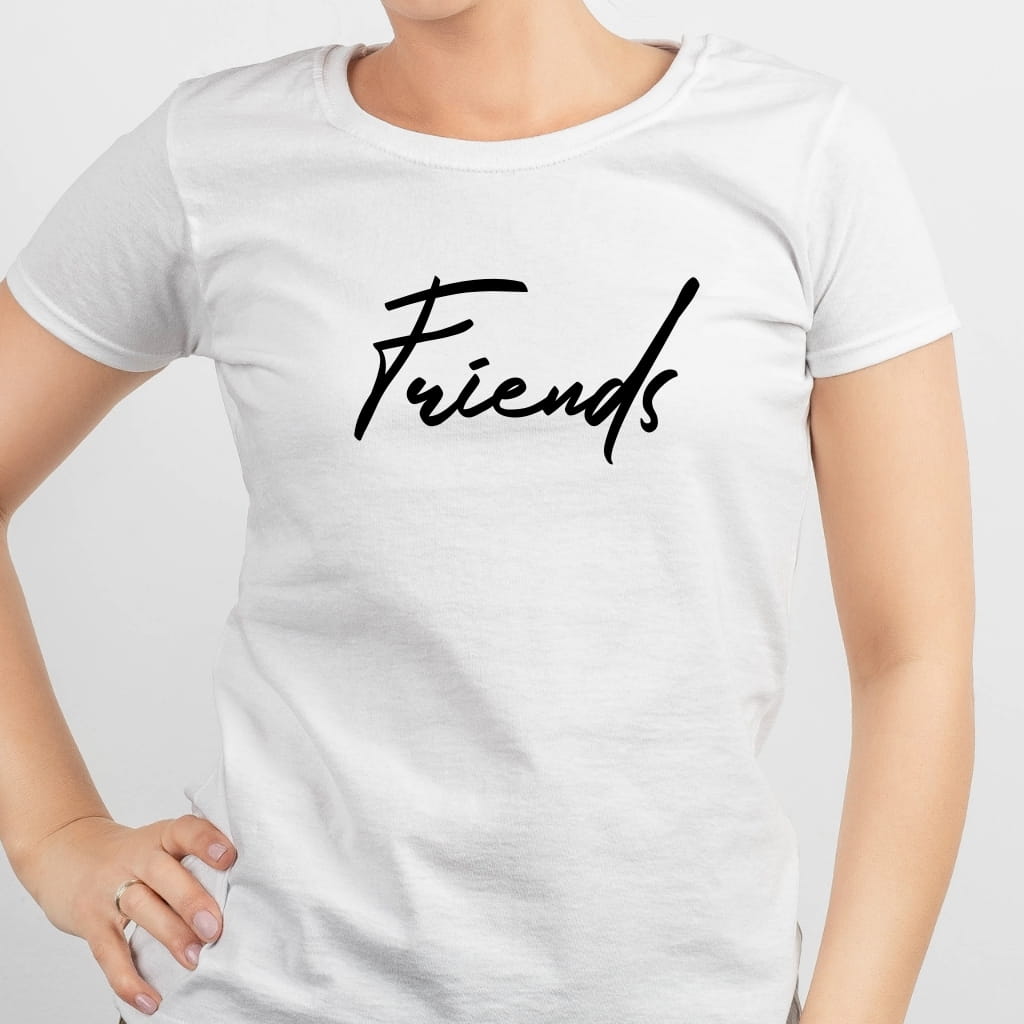Koszulki dla przyjaciek z nadrukiem FRIENDS