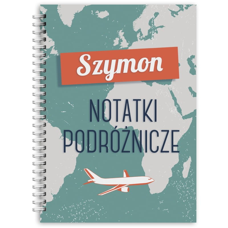 Notatnik personalizowany B5 PODRӯNICZY