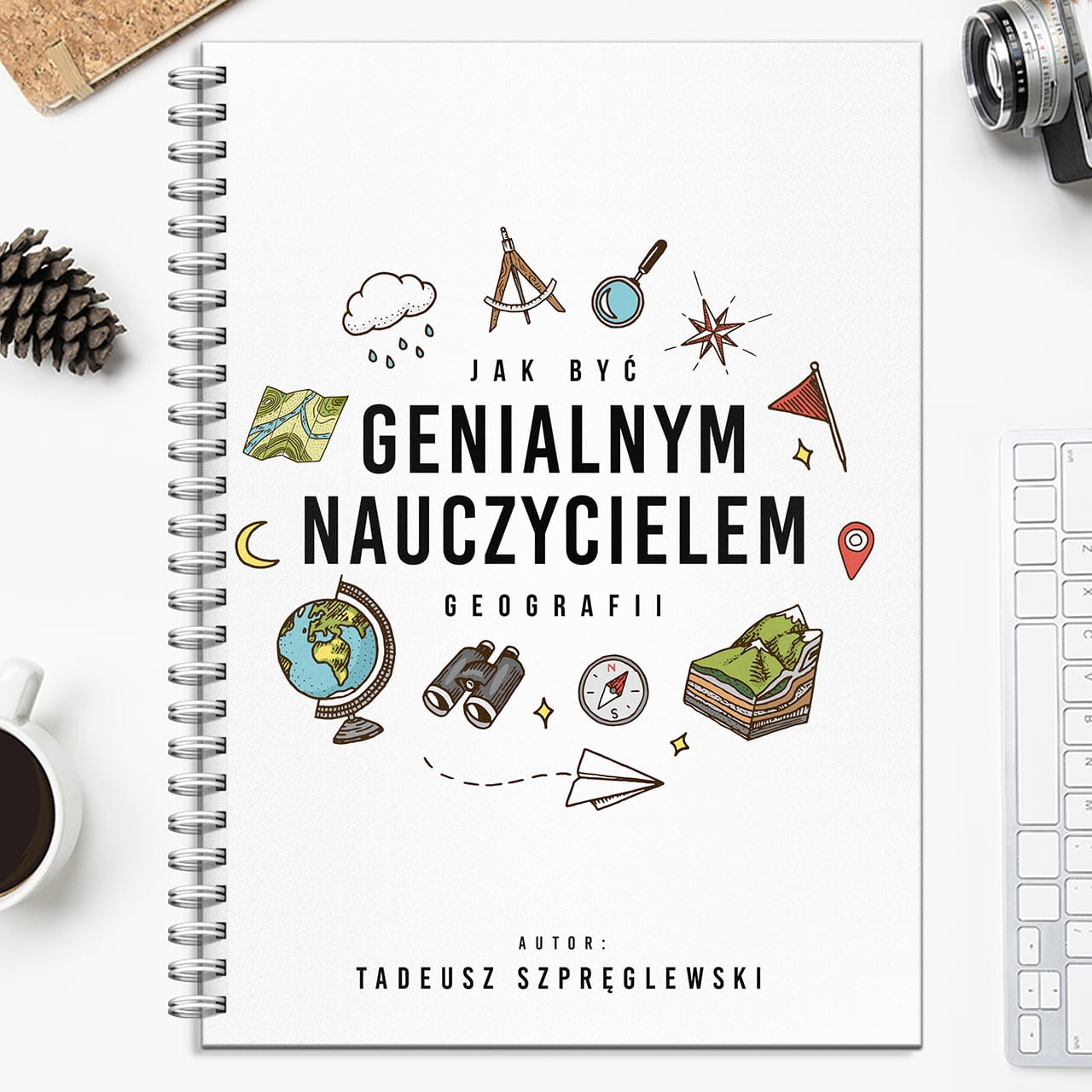 Notatnik personalizowany NAUCZYCIEL GEOGRAFII