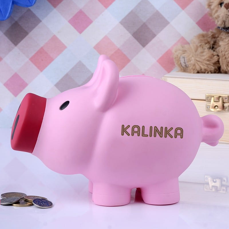 Świnka skarbonka to prezent na narodziny dziecka