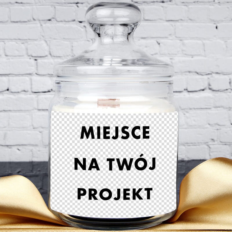 Świeca TWÓJ PROJEKT to personalizowany prezent dla trenera