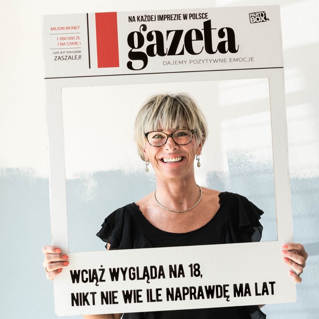 Foto ramka GAZETA URODZINOWA