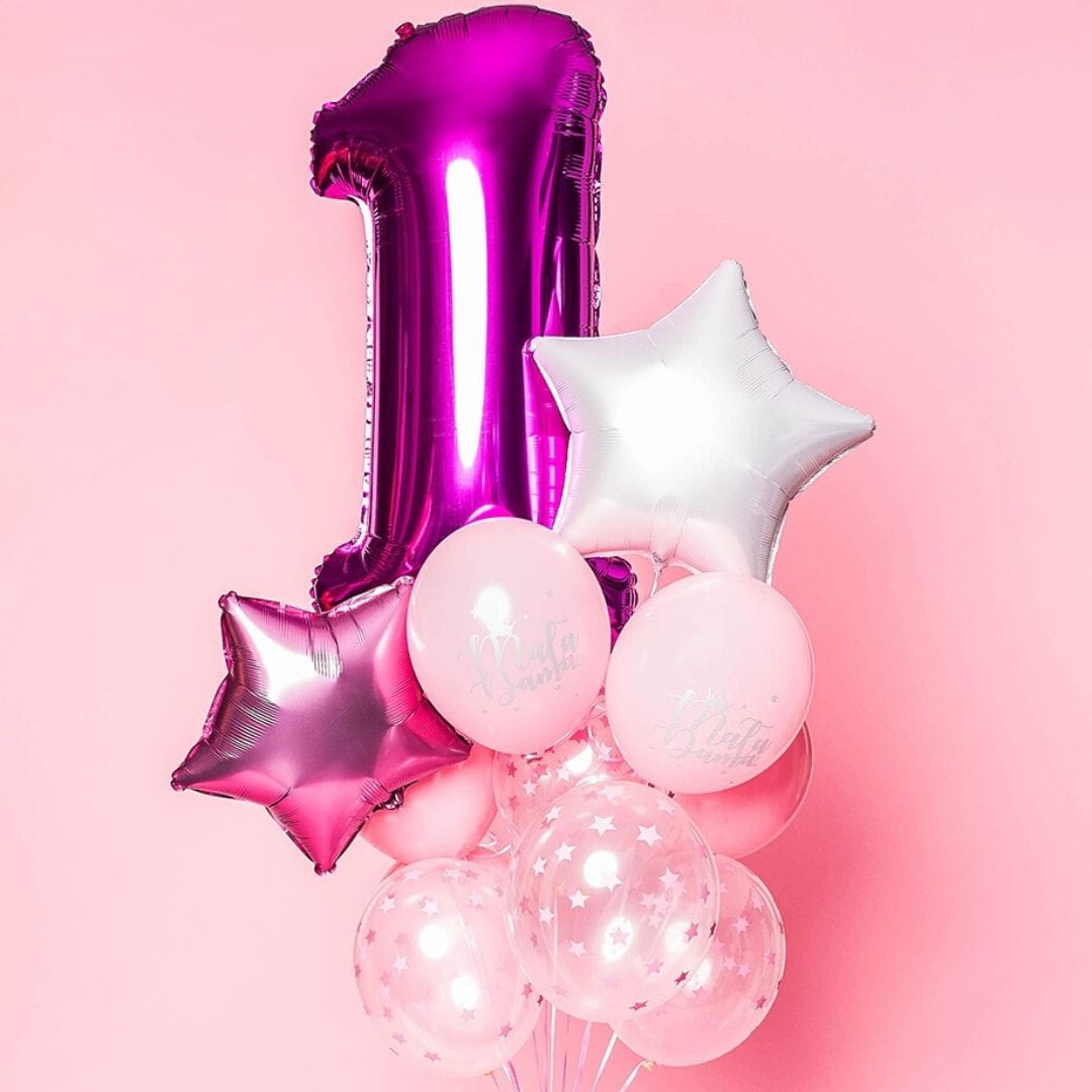 Balon foliowy CYFRA 1 rowy 100cm
