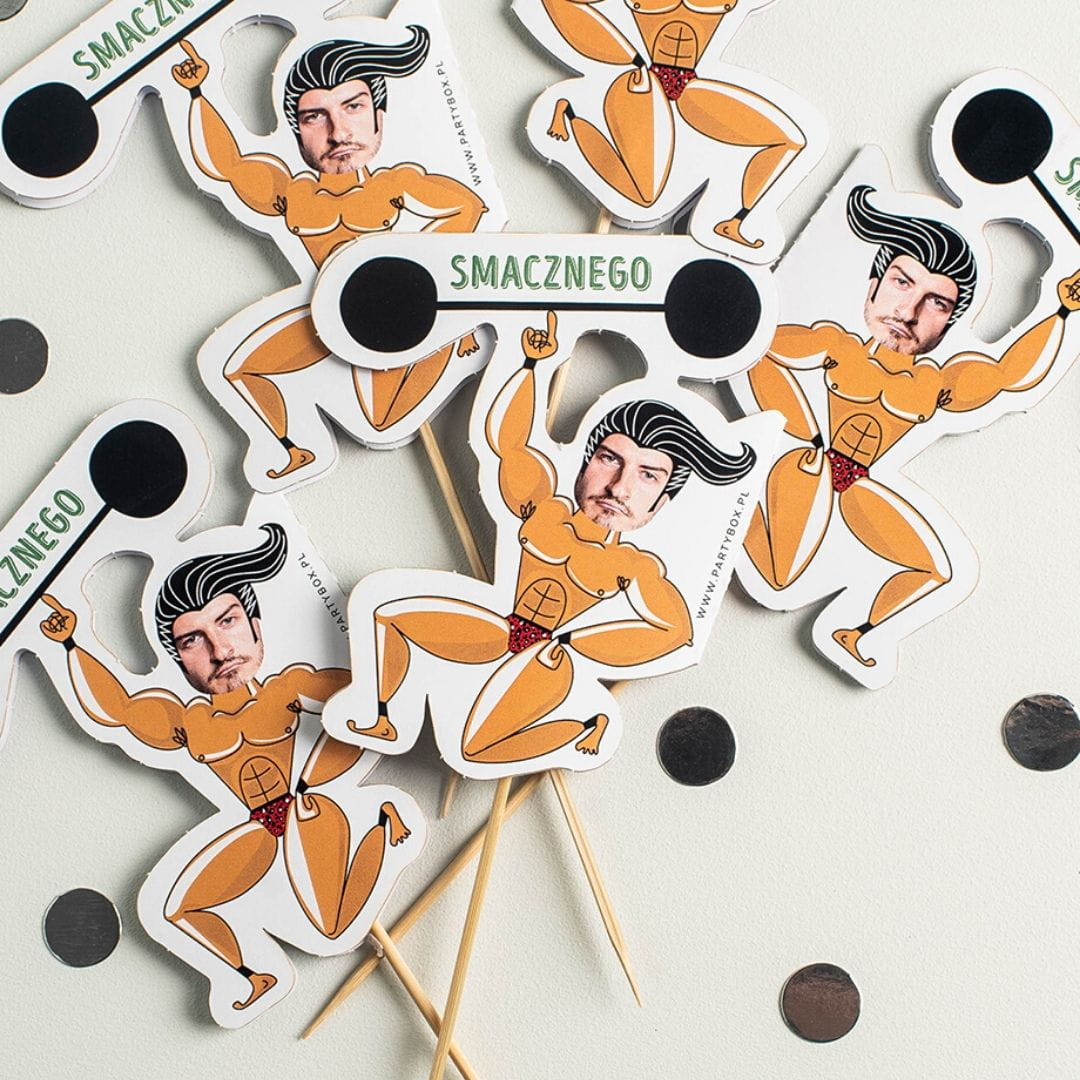 Pikery personalizowane SIACZ ze zdjciem (5szt.)