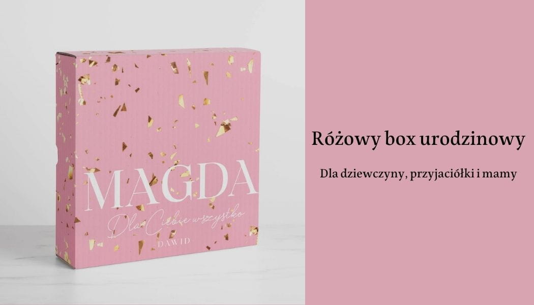 Rowy box urodzinowy dla dziewczyny, przyjaciki i mamy