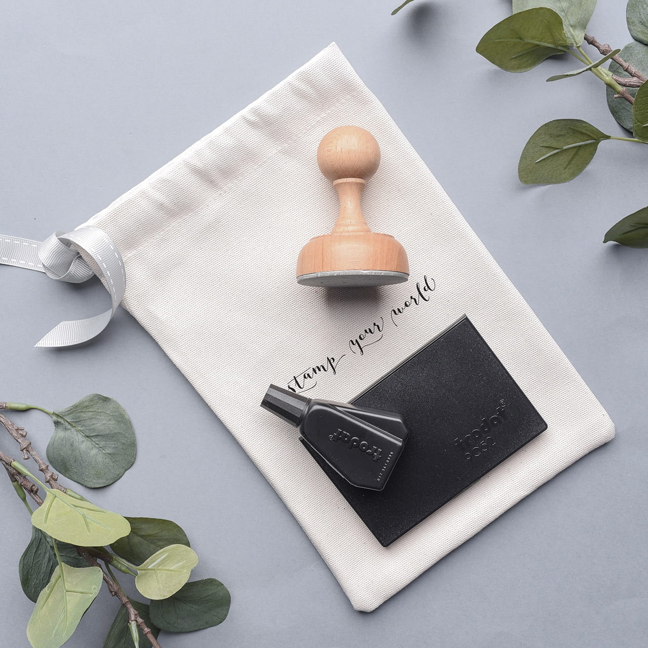 Stempel personalizowany WASNE BISTRO - zestaw