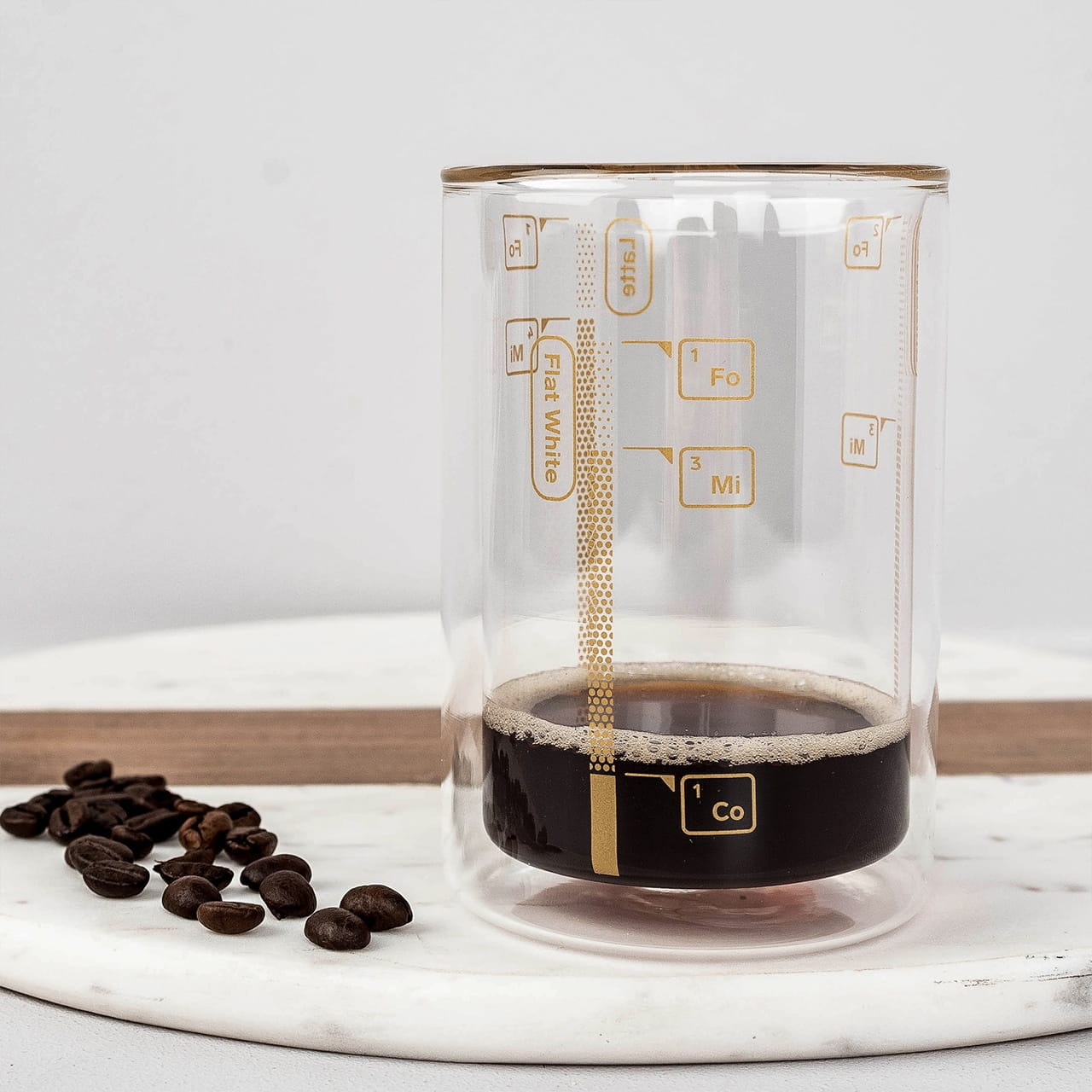 Szklanka do kawy z miark, czyli oryginalny prezent dla baristy