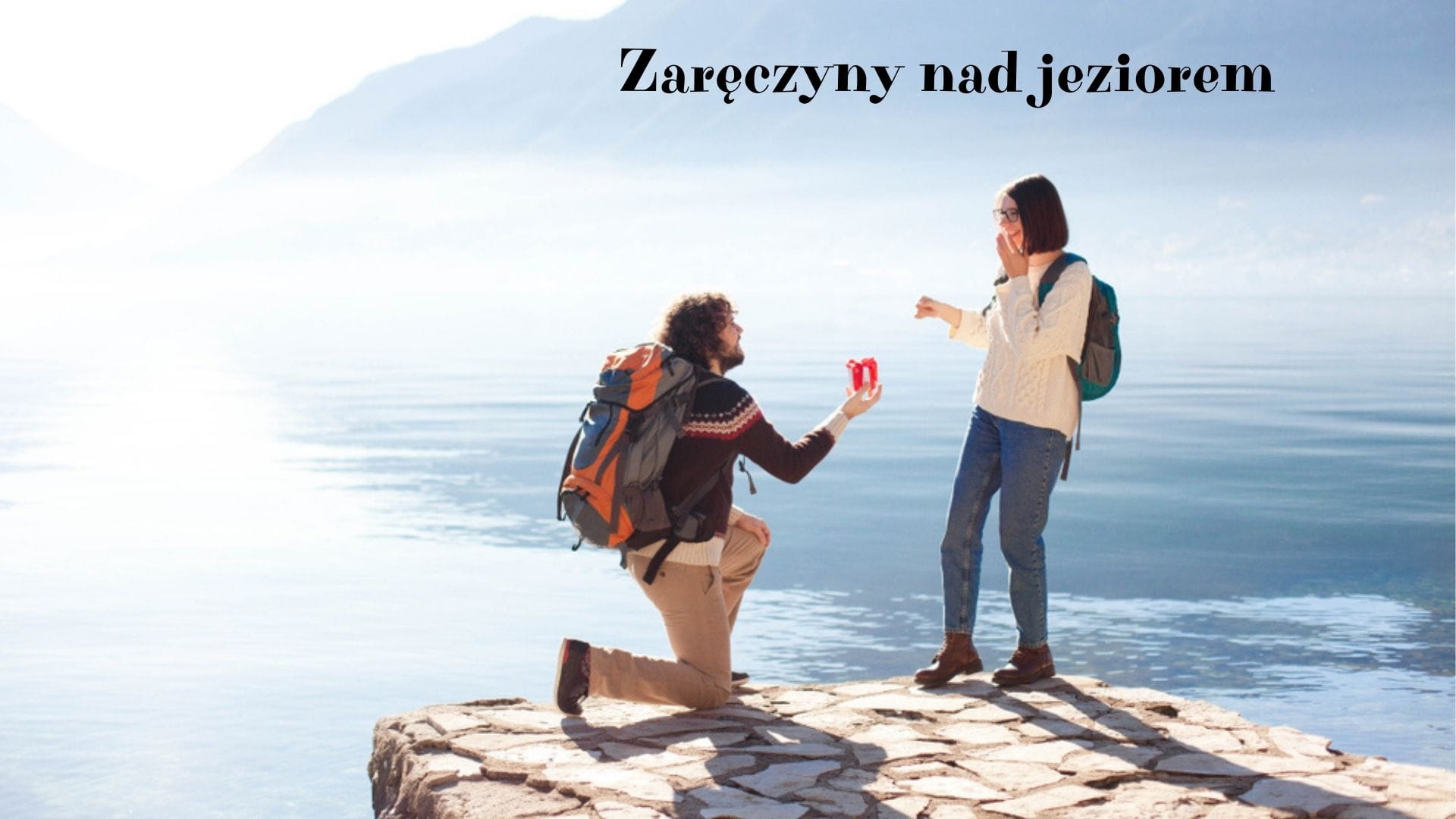 Pomys na zarczyny nad jeziorem