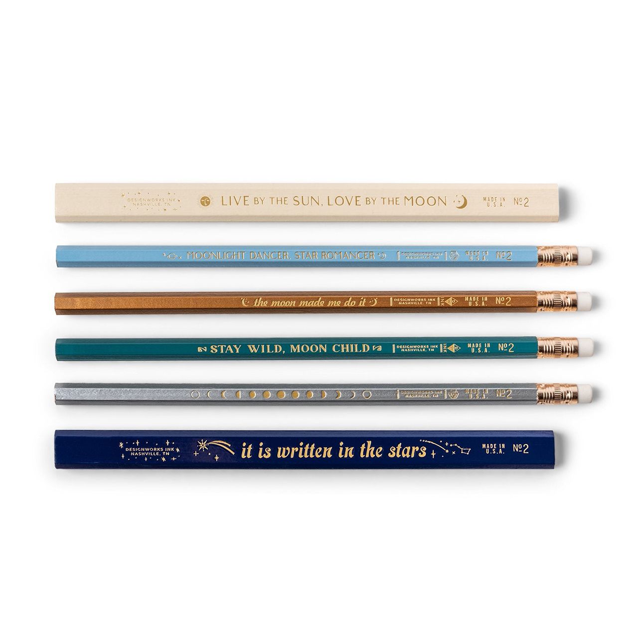 Oryginalny zestaw ołówków CELESTIAN HEAVENS stylowy prezent dla niej
