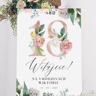 Wszystkie dekoracje na 18 urodziny