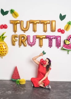 Balon foliowy na powietrze LITERKA U zoty 40cm