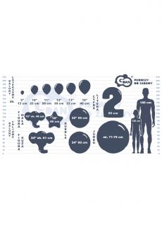 Foliowy balon BLUEY dekoracja na urodziny dekoracja sali dekoracja urodzinowa balon foliowy bluey balon