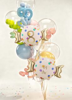 Urodzinowy balon cukierek HAPPY BIRTHDAY 61x37 cm balon na urodziny dekoracja urodzinowa balon foliowy