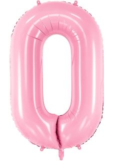 Balon foliowy CYFRA 0 rowy 86cm