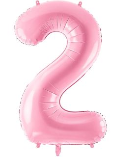Balon foliowy CYFRA 2 r�owy 86cm