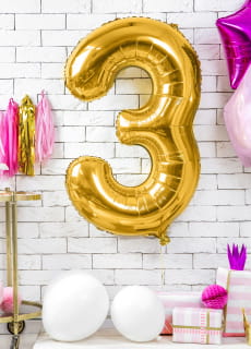 Balon foliowy CYFRA 3 zoty 86cm