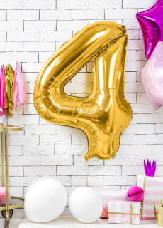 Balon foliowy CYFRA 4 zoty 86cm