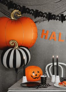 Du�y balon DYNIA ozdoba na halloween dekoracja na halloween dekoracja halloweenowa balon dynia