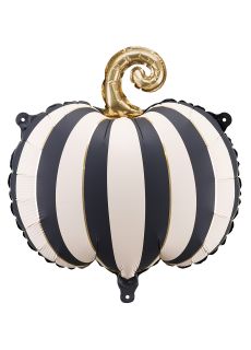 Balon DYNIA w paski czarno-bia�e ozdoba na halloween dekoracja na halloween dekoracja halloweenowa