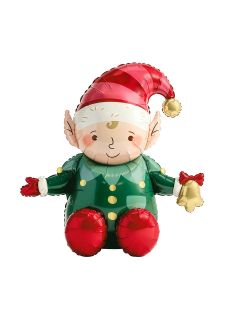 Siedz�cy balon �wi�teczny ELF 92 cm