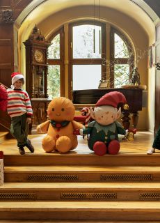 Siedz�cy balon �wi�teczny ELF 92 cm