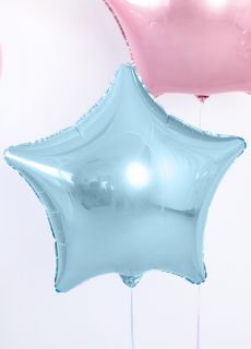 Balon foliowy GWIAZDA bkitny 48cm